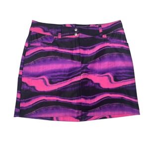 Slazenger Golf Pink Purple Activewear Skort Women's 4